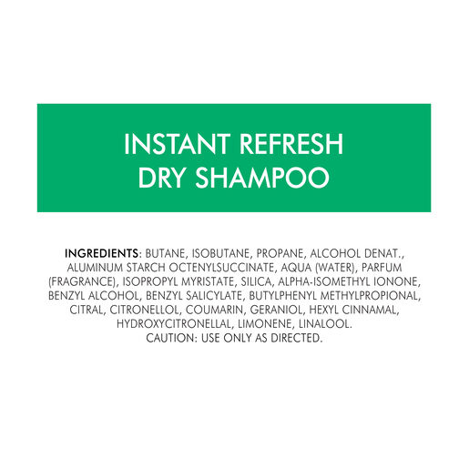 TONI&GUY INSTANT REFRESH DRY SHAMPOO