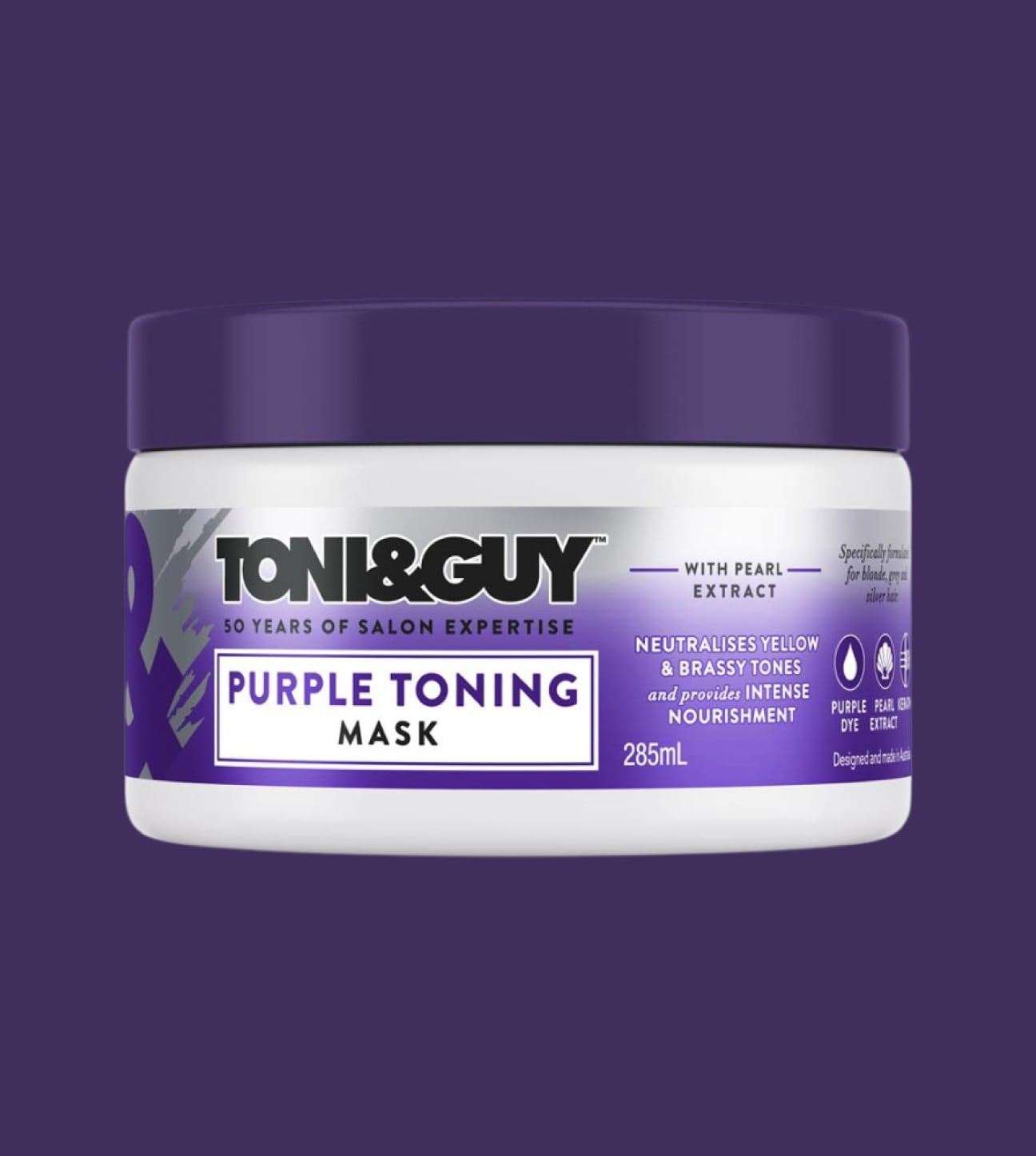 TONI&GUY PURPLE TONING MASK